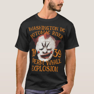 Whaleexplosion von Spermien WASHINGTON DC POTOMAC- T-Shirt