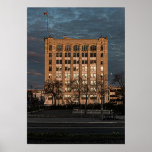 Whalen Gebäude Nr. 2 Farbversion Poster