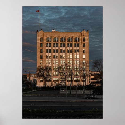 Whalen Gebäude Nr. 2 Farbversion Poster (Vorne)