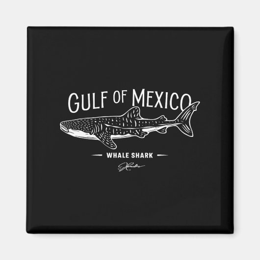 Whalenhai im Golf von Mexiko Magnet (Vorne)