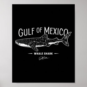 Whalenhai im Golf von Mexiko Poster