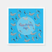 Whales Art Serviette (Vorderseite)