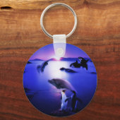 Whales-Delphine-Pinguine Schlüsselanhänger (Vorderseite)