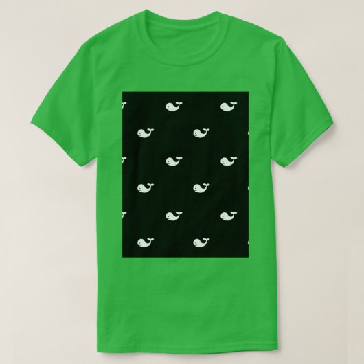 whales pattern T-Shirt (Design vorne)