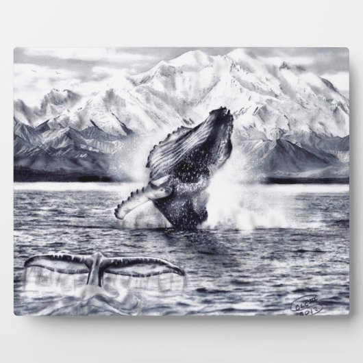 Whales Plaque Fotoplatte (Vorderseite)