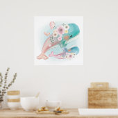 Whales Poster (Küche)