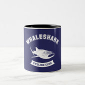 Whaleshark Radclub Zweifarbige Tasse (Mittel)