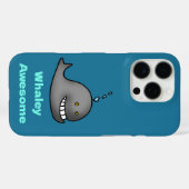 Whaley Awesome Funny Whale Pun Design Case-Mate iPhone Hülle (Rückseite (Horizontal))