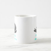 Whaley Awesome Funny Whale Pun Design Kaffeetasse (Mittel)