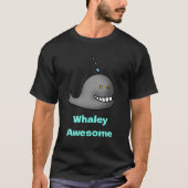 Whaley Awesome Funny Whale Pun Design T-Shirt (Vorderseite)