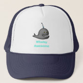 Whaley Awesome Funny Whale Pun Design Truckerkappe (Vorderseite)
