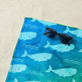 Whaley Cool Beach Handtuch - Individuelle Name Edi (Beispiel)