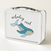 Whaley Cool Boys Ocean Whale Metall Brotdose (Rückseite)