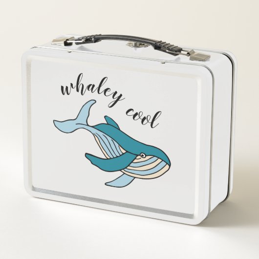 Whaley Cool Boys Ocean Whale Metall Brotdose (Rückseite)