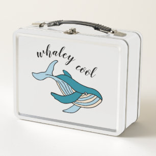 Whaley Cool Boys Ocean Whale Metall Brotdose