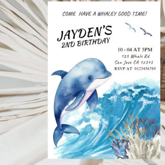 Whaley Good Time 2. Geburtstagsfeier Einladung