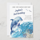 Whaley Good Time 2. Geburtstagsfeier Einladung (Vorderseite)