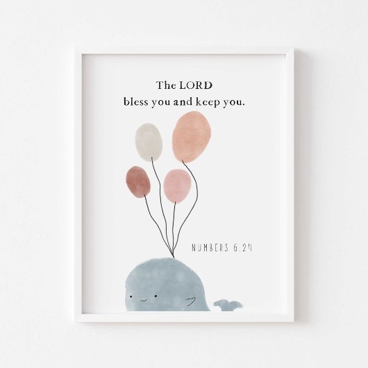 Whalkids bible verse Poster