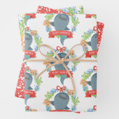 Whalshai Wrapping Paper Flat Sheet Set 3 Geschenkpapier Set (Beispiel)