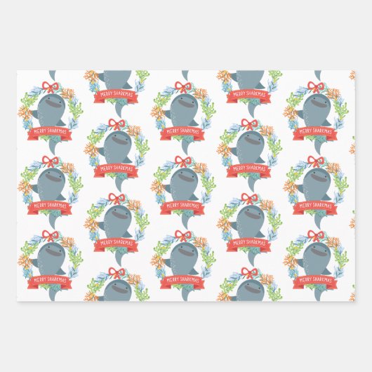 Whalshai Wrapping Paper Flat Sheet Set 3 Geschenkpapier Set (Vorderseite)