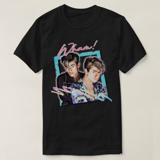 Wham 80er Vintag Style Design T-Shirt (Design vorne)