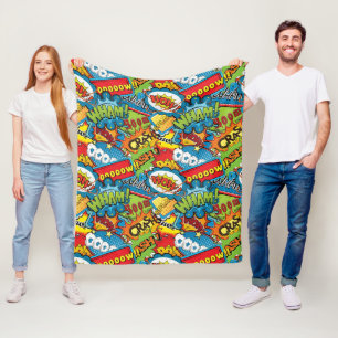 Wham Boom Crash! Fleecedecke. Fleecedecke