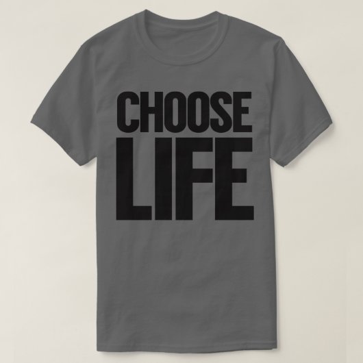 WHAM Choose Life T-Shirt (Design vorne)