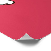 Wham Comic Book Funny Sound Effects Poster (Ecke)