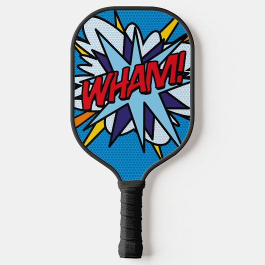 WHAM Comic Book Modern Pickleball Schläger (Rückseite)