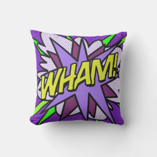WHAM Comic Buch Modern Cool Lustig  Kissen