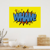Wham - Comic-Zeichen / Poster (Küche)