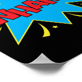 Wham! Fett Pop Art Comic Impact Poster (Ecke)