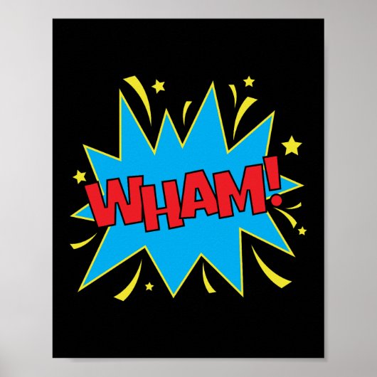 Wham! Fett Pop Art Comic Impact Poster (Vorne)