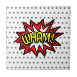 Wham! Fliese<br><div class="desc">Comic Buch inspiriert Design.</div>