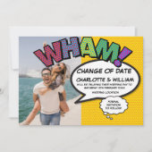 WHAM Foto Änderung des Datums Comic-Buch verschobe Save The Date (Vorderseite)