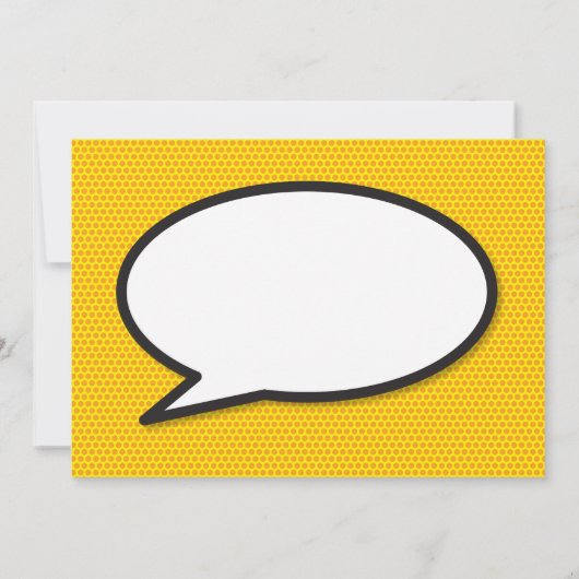 WHAM Foto Save the Date Fun Retro Comic Book (Rückseite)