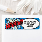 WHAM Fun Retro Comic Book Pop Art-Adresse (Insitu)