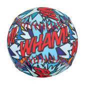 WHAM Fun Retro Comic Pop Kunst Baseball (Rückseite)