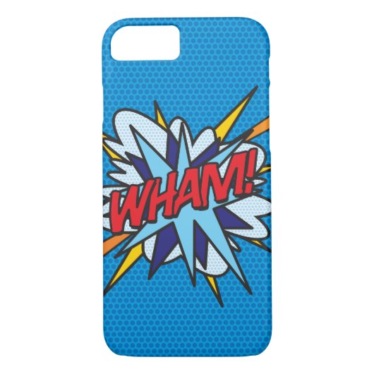 WHAM Fun Retro Comic Pop Kunst Case-Mate iPhone Hülle (Rückseite)