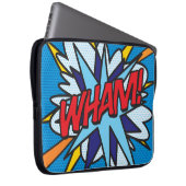 WHAM Fun Retro Comic Pop Kunst Laptopschutzhülle (Vorne Rechts)