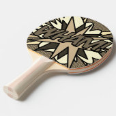 WHAM Funny Retro Cooles Comic Book Tischtennis Schläger (Vorderseite)