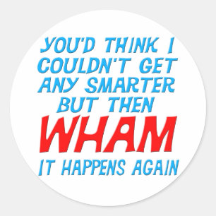Wham ich got intelligenteren Aufkleber