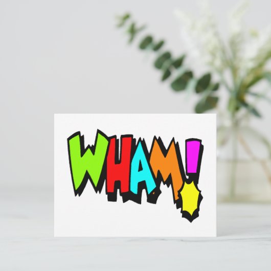 Wham! Postkarte (Stehend Vorderseite)