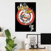 WHAM Roller Derby Comic pinup Poster (Heimbüro)