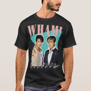 Wham verblasste Vintage-Ästhetik Originaldesign T-Shirt