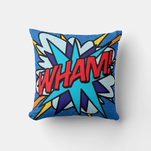 WHAM ZAP Moderne Trendige Lustige Comic-Serie Kissen