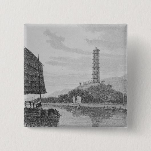 Whampoa Pagode, 1810 Button (Vorderseite)