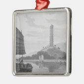 Whampoa Pagode, 1810 Silbernes Ornament (Links)