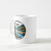 Whanganui Nationalpark Neuseeland Kaffeetasse (Vorderseite Links)