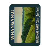 Whanganui Nationalpark Neuseeland Vintag Magnet (Vertikal)